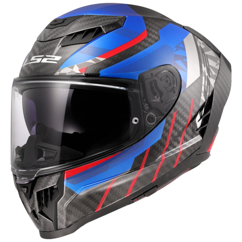 Integrálna helma na motorku LS2 FF807 Dragon Trax modro-červená