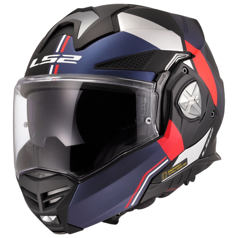 Preklápacia helma na motorku LS2 FF901 Advant X Ultra modro-červená