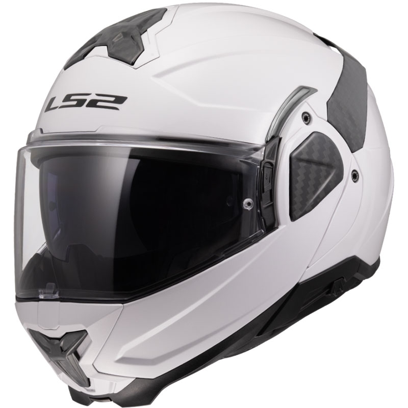 Preklápacia helma na motorku LS2 FF910 Advant II Solid biela