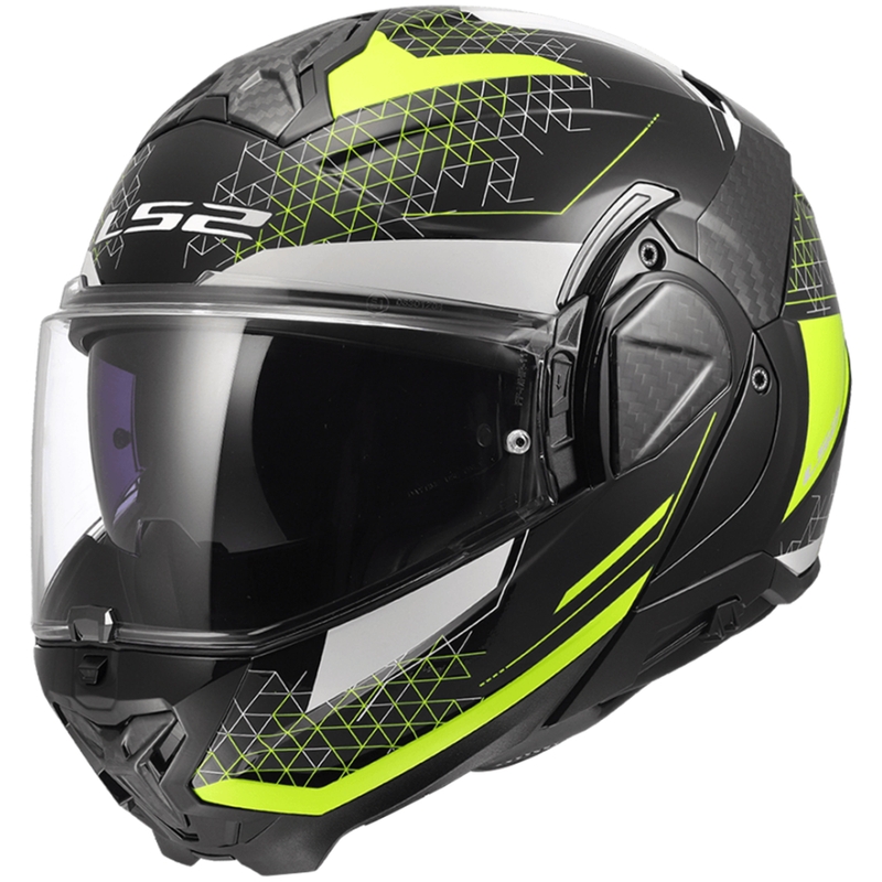 Preklápacia helma na motorku LS2 FF910 Advant II Astral fluo žltá