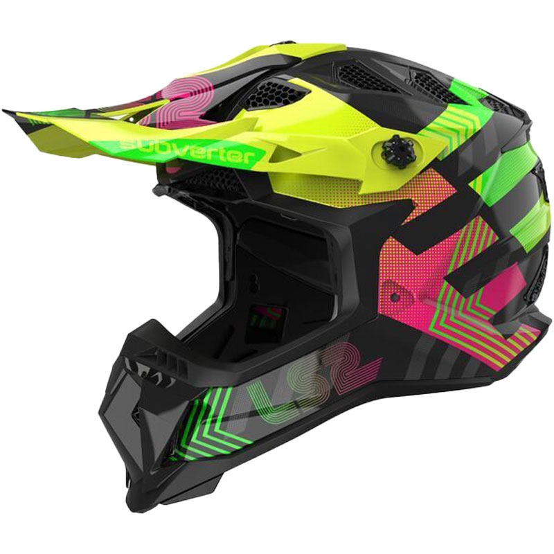 Motokrosová prilba LS2 MX700 Subverter Chromatic čierna