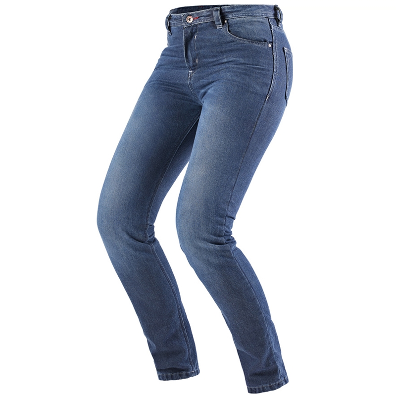 Dámske džínsy na motorku Furygan Kate X Kevlar® Straight modré