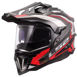 Enduro helma na motorku LS2 MX701 Explorer C Frontier II červená