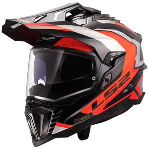 Enduro helma na motorku LS2 MX701 Explorer C Frontier II oranžová