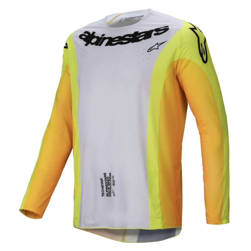 Motokrosový dres Alpinestars Techstar Melt žlto-čierny