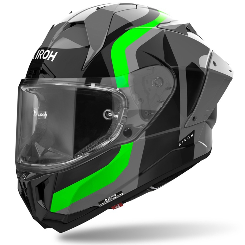 Integrálna helma na motorku Airoh GP800 Competition fluo zelená