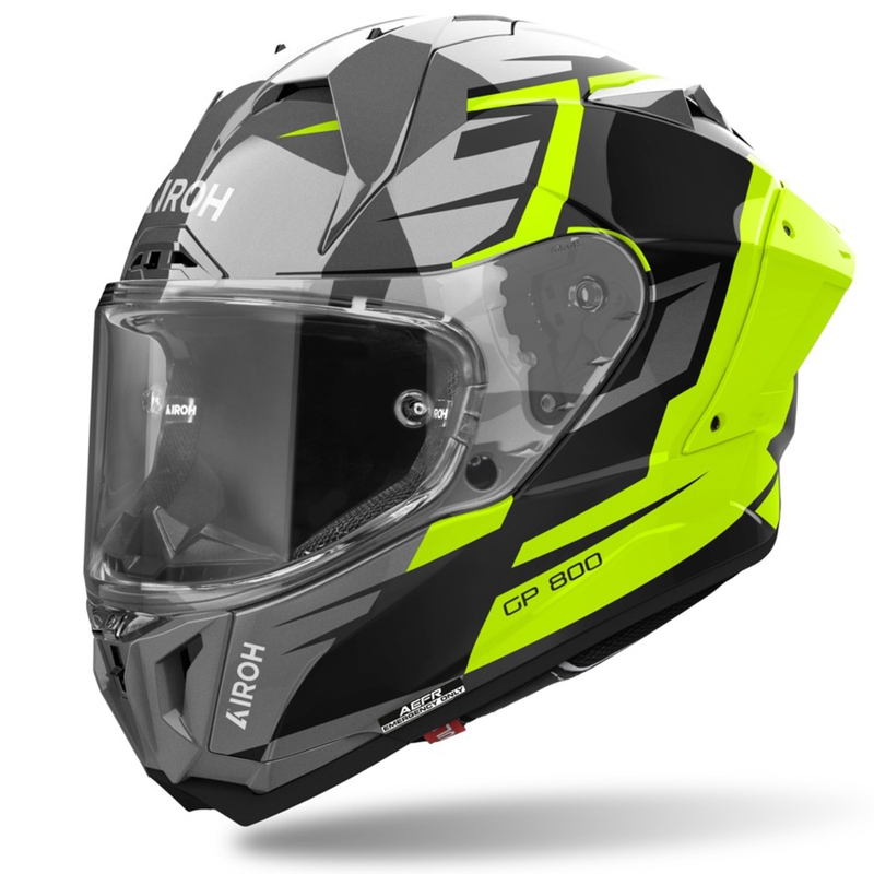 Integrálna helma na motorku Airoh GP800 Master žltá