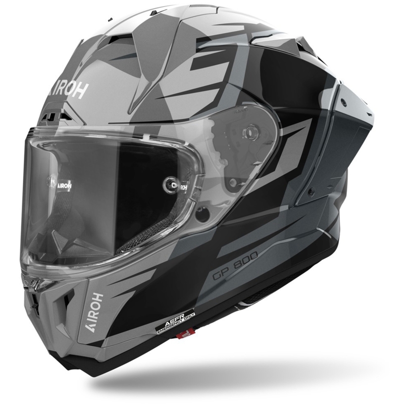 Integrálna helma na motorku Airoh GP800 Master metalická