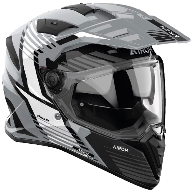 Enduro helma na motorku Airoh Bandit Spicy sivá