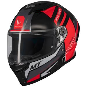 Integrálna prilba na motorku MT Stinger 2 Tron čierno-červeno-šedá