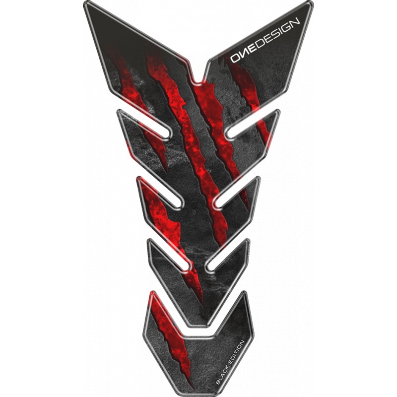 Polep palivovej nádrže Print Black edition - Lava