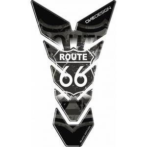 Polep palivovej nádrže Print Black edition - Route 66