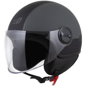 Otvorená helma ZED C35 sivo-čierna matná