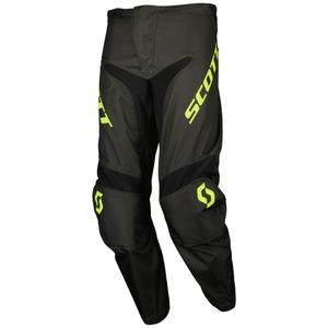 Motokrosové nohavice SCOTT Compete čierno-fluo žlté
