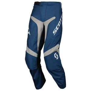 Motokrosové nohavice SCOTT Compete modro-šedé
