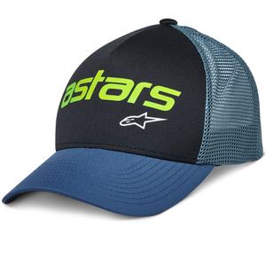 Šiltovka Alpinestars Vital Trucker čierno-modro-zelená