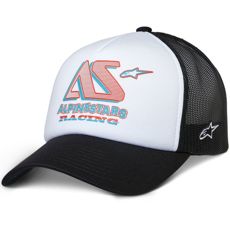 Šiltovka Alpinestars Ayess Trucker bielo-čierna
