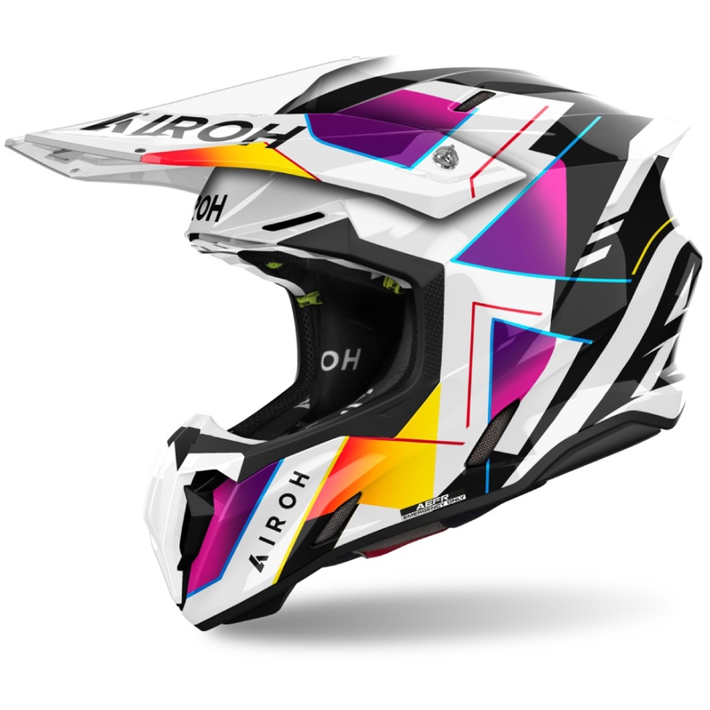 Motokrosová prilba Airoh Twist 3 Rainbow 2024 lesklá - II. akosť