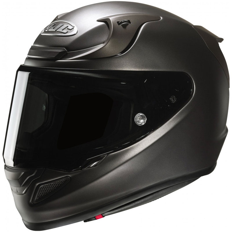 Integrálna helma na motorku HJC RPHA 12 Solid semi flat titánová