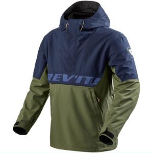 Bunda na motorku Revit Smock Photon tmavo modro-zelená