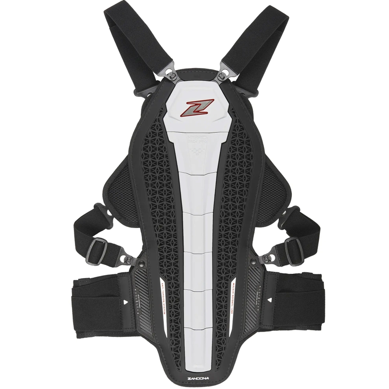 Chránič chrbtice a hrudníka Zandona Hybrid Armour X6 biely 158 - 167 cm