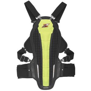 Chránič chrbtice a hrudníka Zandona Hybrid Armour X7 fluo žltý 168 - 177 cm