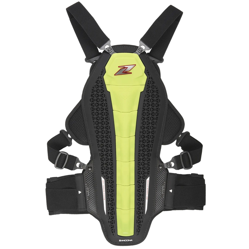 Chránič chrbtice a hrudníka Zandona Hybrid Armour X8 fluo žltý 178 - 187 cm