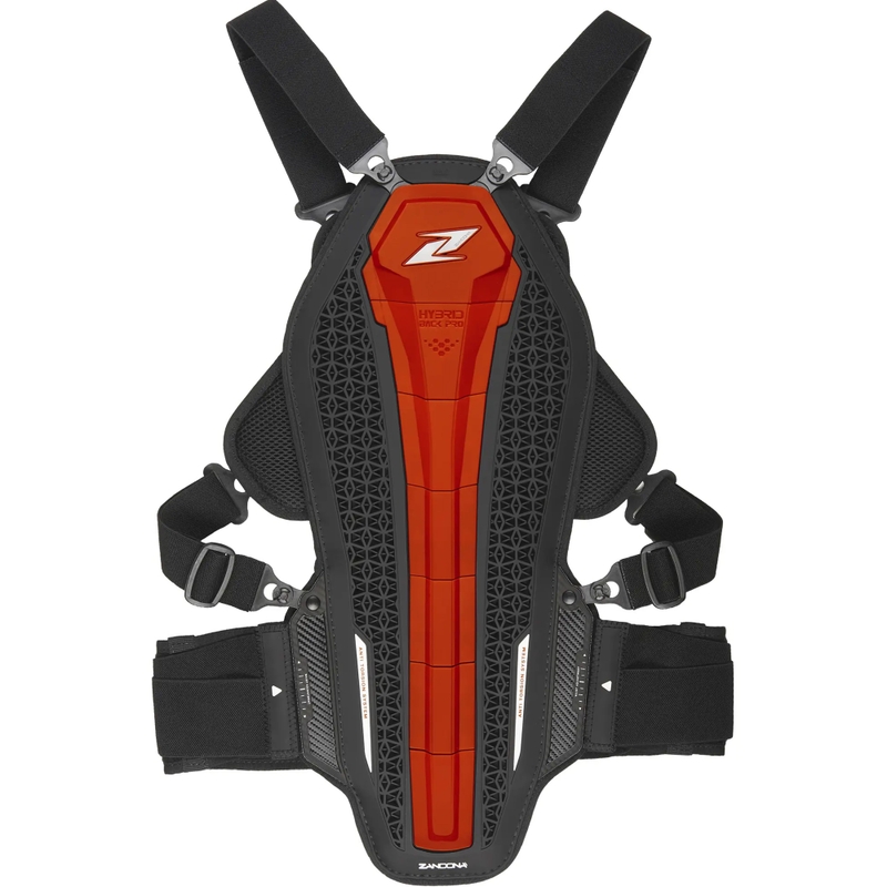 Chránič chrbtice a hrudníka Zandona Hybrid Armour X6 červený 158 - 167 cm