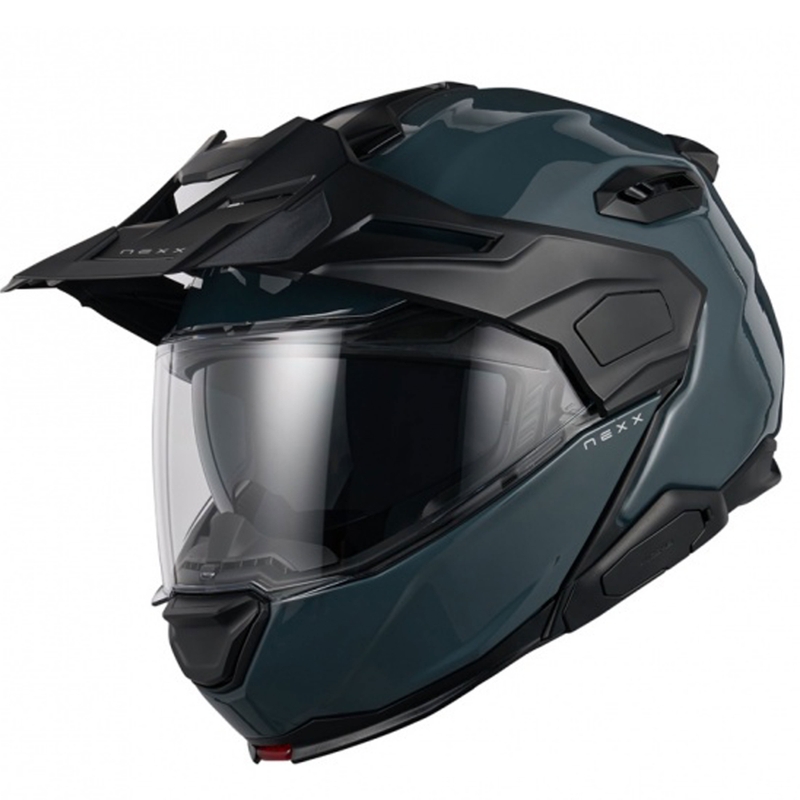 Výklopná helma na motorku Nexx X.Lifecountry Plain modrá výpredaj