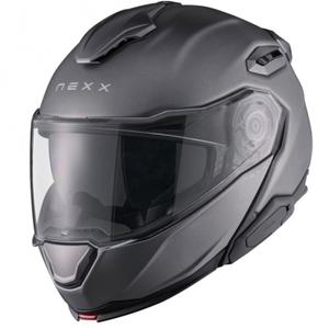 Vyklápacia prilba na motorku Nexx X.Lifetour Plain matná titánová