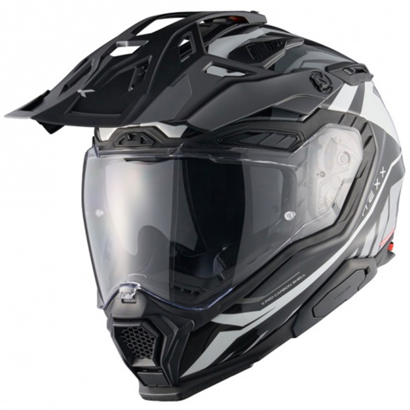 Enduro helma na motorku Nexx X.WED3 Gobi bielo-šedá