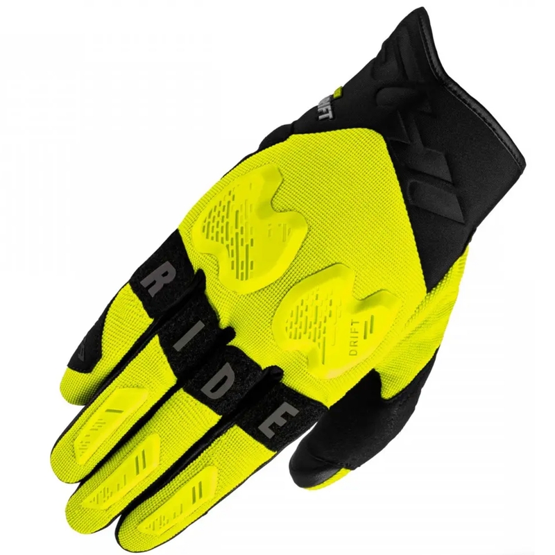 Rukavice na motorku Shima Drift fluo žlto-čierne