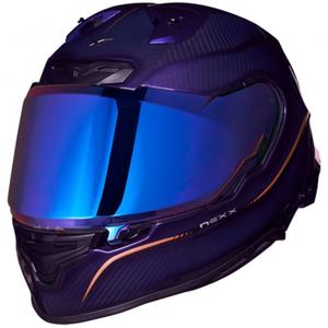 Integrálna prilba na motorku Nexx X.R3R Hagibis Carbon fialová