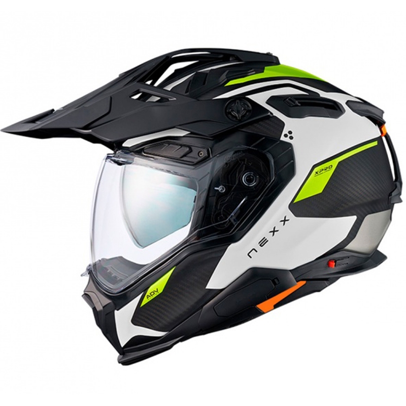 Enduro helma Nexx X.WED3 Keyo bielo-fluo zelená