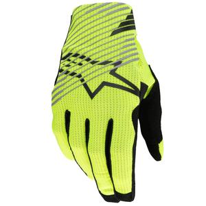 Motokrosové rukavice Alpinestars Radar Pro fluo žlté