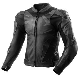 Kožená bunda na motorku Rebelhorn Inferno čierna