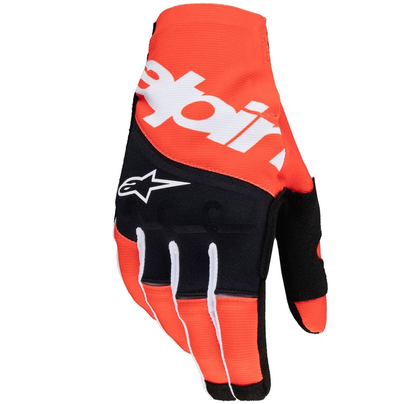 Motokrosové rukavice Alpinestars Techstar čierno-oranžové