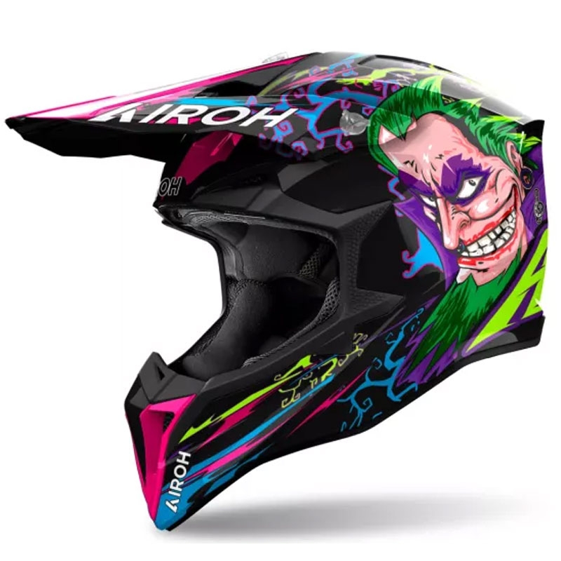 Motokrosová prilba Airoh Wraaap Music multicolor