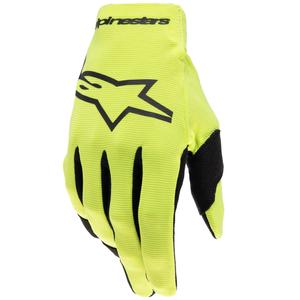 Detské motokrosové rukavice Alpinestars Radar fluo yellow-black