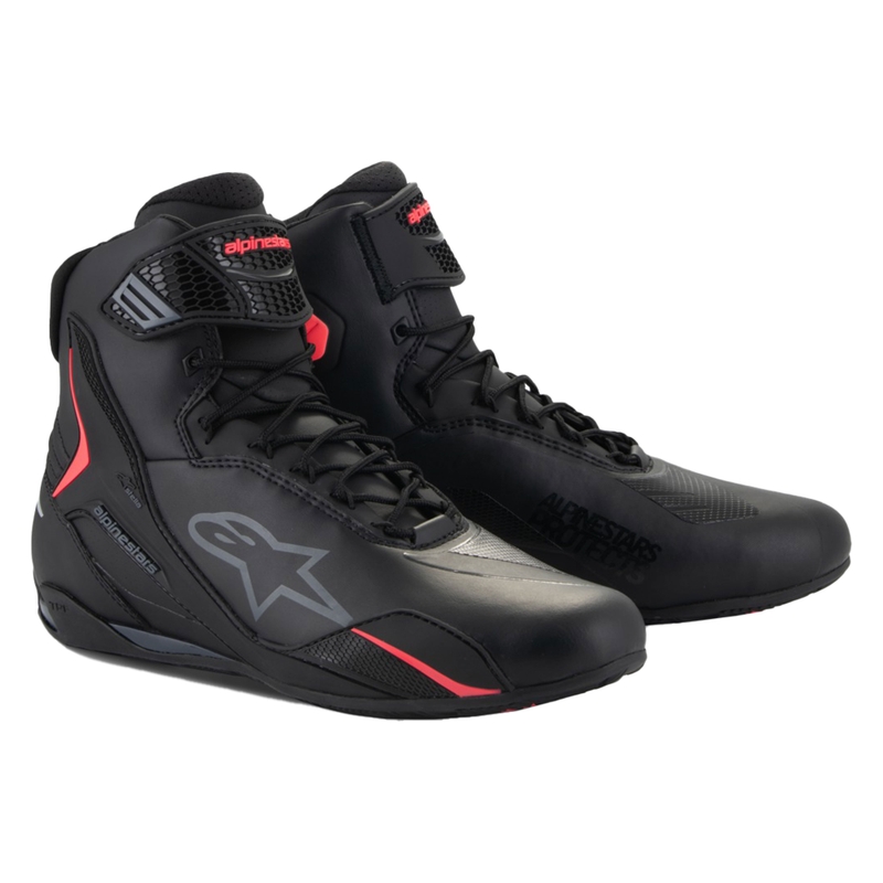 Dámske topánky na motorku Alpinestars Stella Faster-4 čierno-ružové