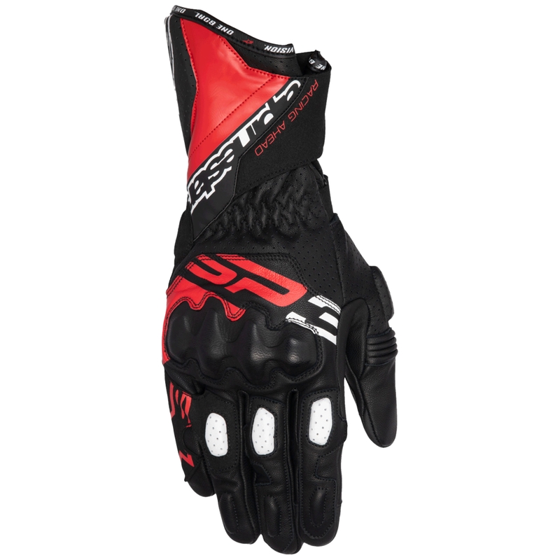 Rukavice na motorku Alpinestars SP-3 čierno-červeno-biele