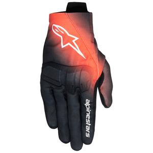 Rukavice na motorku Alpinestars Reef V2 čierno-fluo červeno-biele