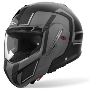 Preklápacia helma na motorku Airoh Mathisse 2 Genius matná šedá
