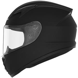 Detská integrálna helma na motorku NOX N731 matná čierna