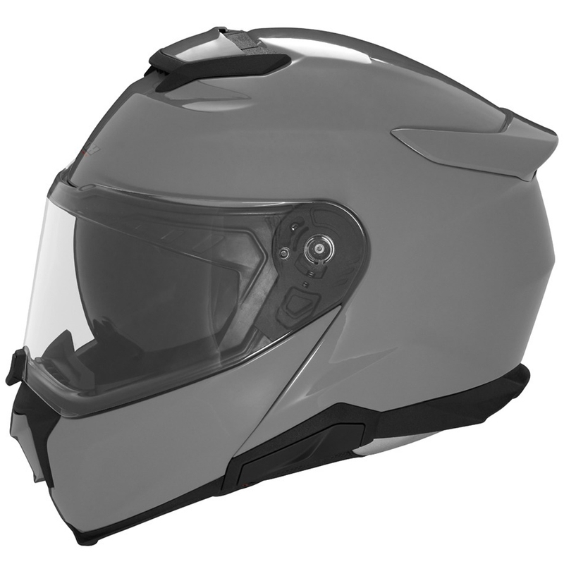 Vyklápacia helma na motorku NOX N967 sivá