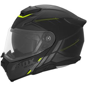 Vyklápacia prilba na motorku NOX N967 Synchro matná čierno-fluo žltá