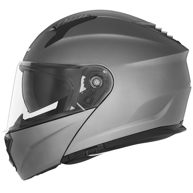 Vyklápacia helma na motorku NOX N968 titánová