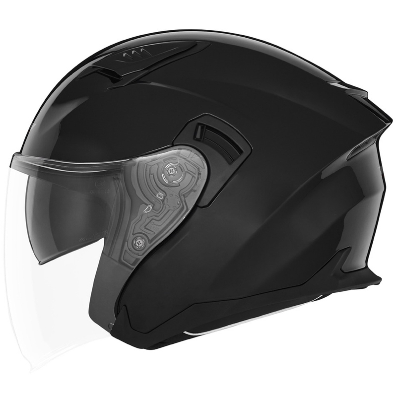 Otvorená helma na motorku NOX N130 čierna