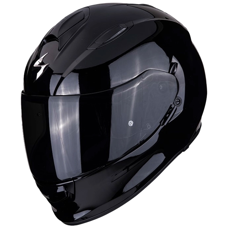 Integrálna prilba na motocykel Scorpion Exo-491 Solid čierna lesklá