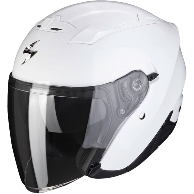 Prilba na motocykel otvorená Scorpion EXO-230 Solid biela